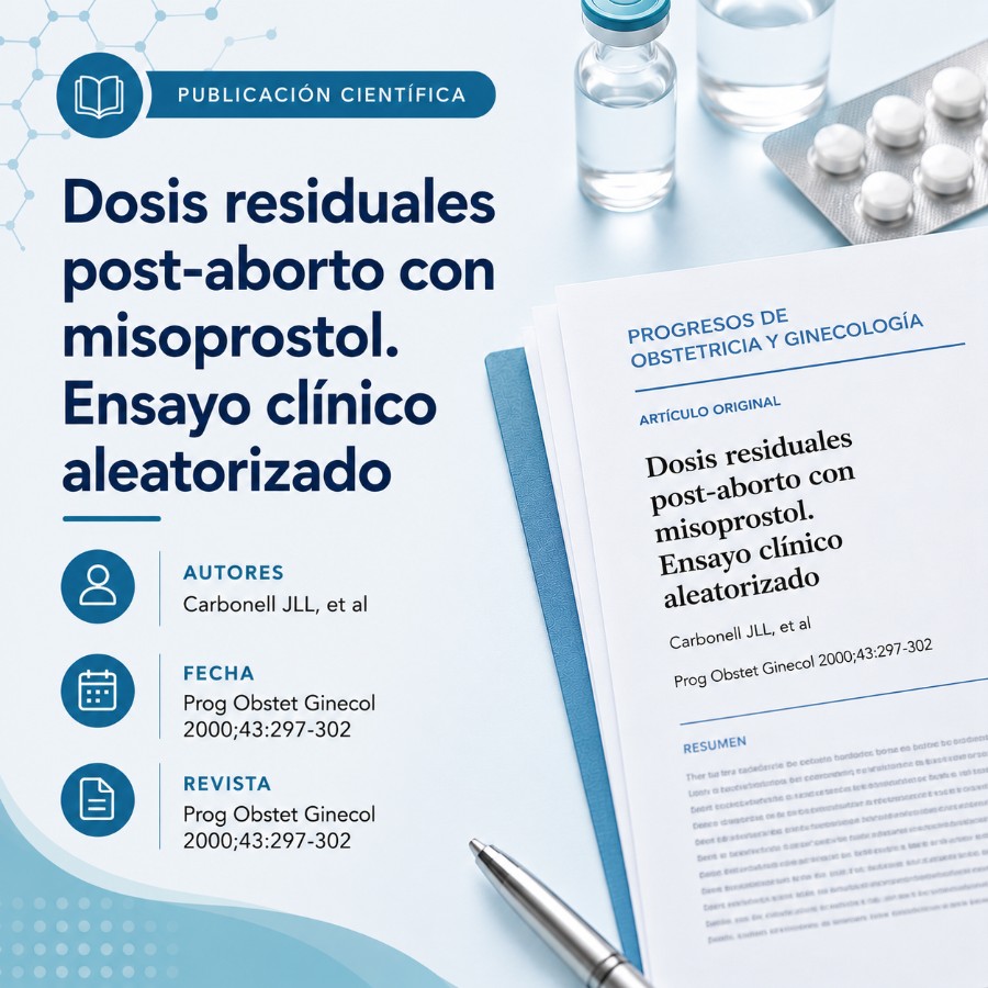 Dosis residuales post aborto con misoprostol Ensayo clinico aleatorizado