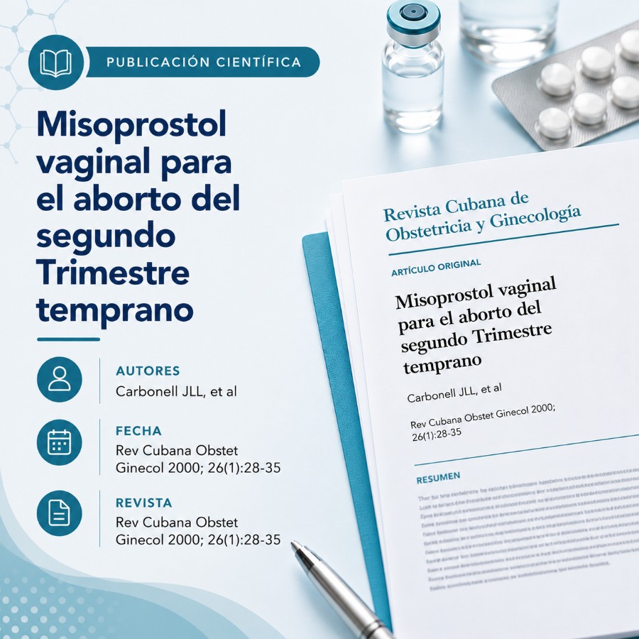 Misoprostol vaginal para el aborto del segundo Trimestre temprano