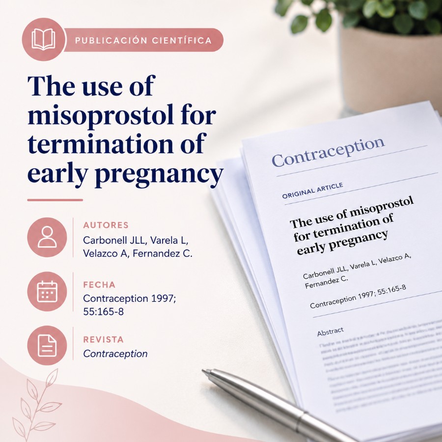 The use of misoprostol for termination of early pregnancy
