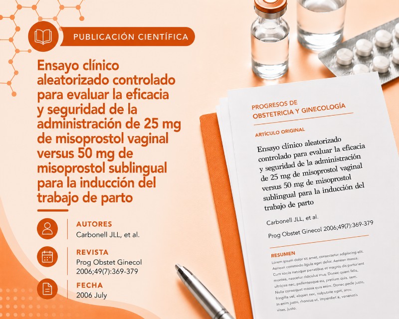 Administracion 25mg misoprostol vaginal versus 50mg