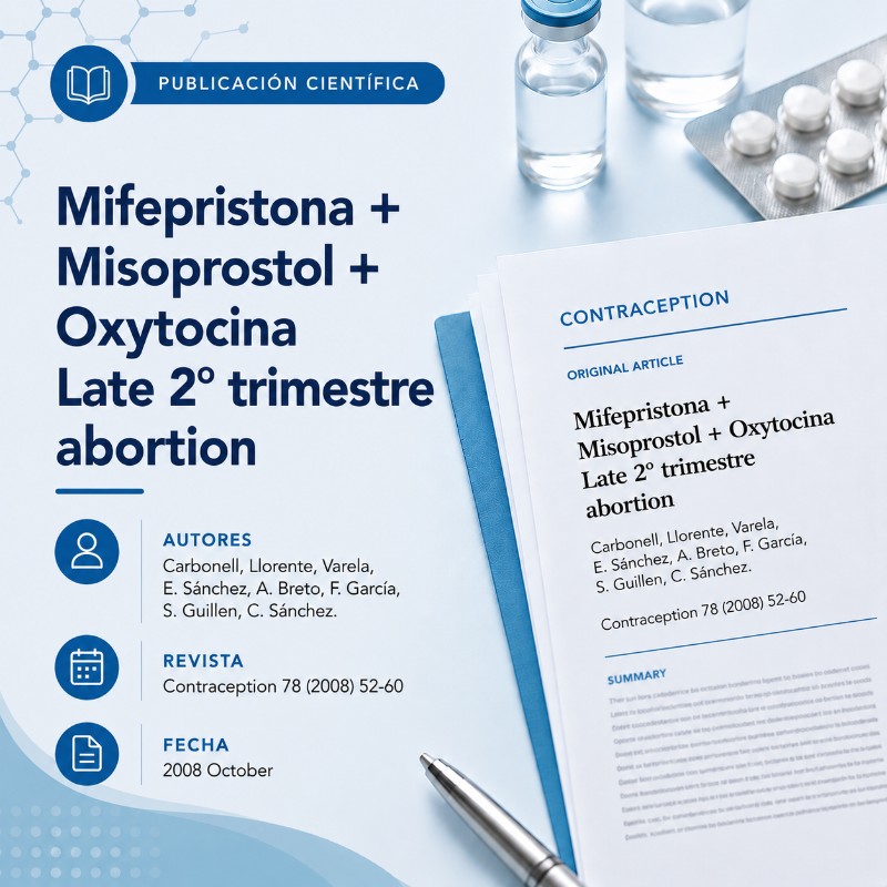 Mifepristona misoprostoloxytocina abortion