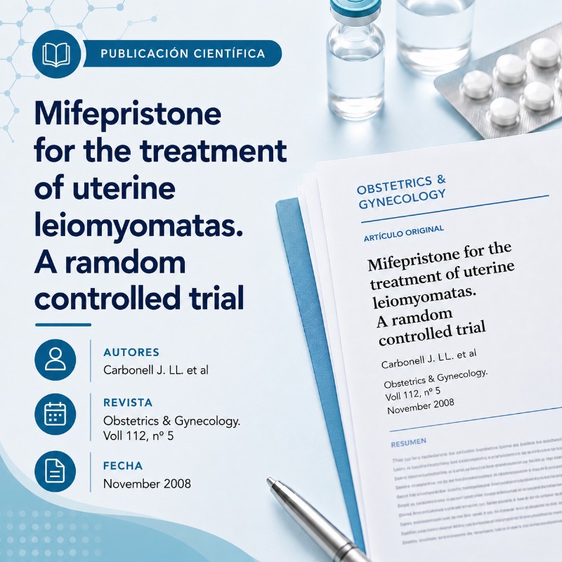 Mifepristone for the treatment of uterine leiomyomatas - Pharmamis