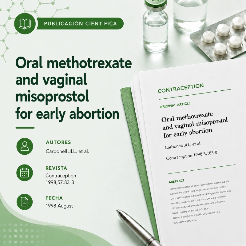 Oral methotrexate vaginal misoprostol early abortion