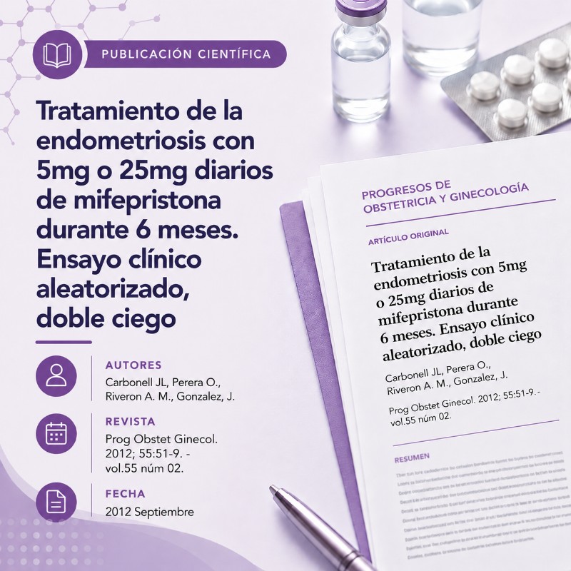 Tratamiento endometriosis 5mg 25mg