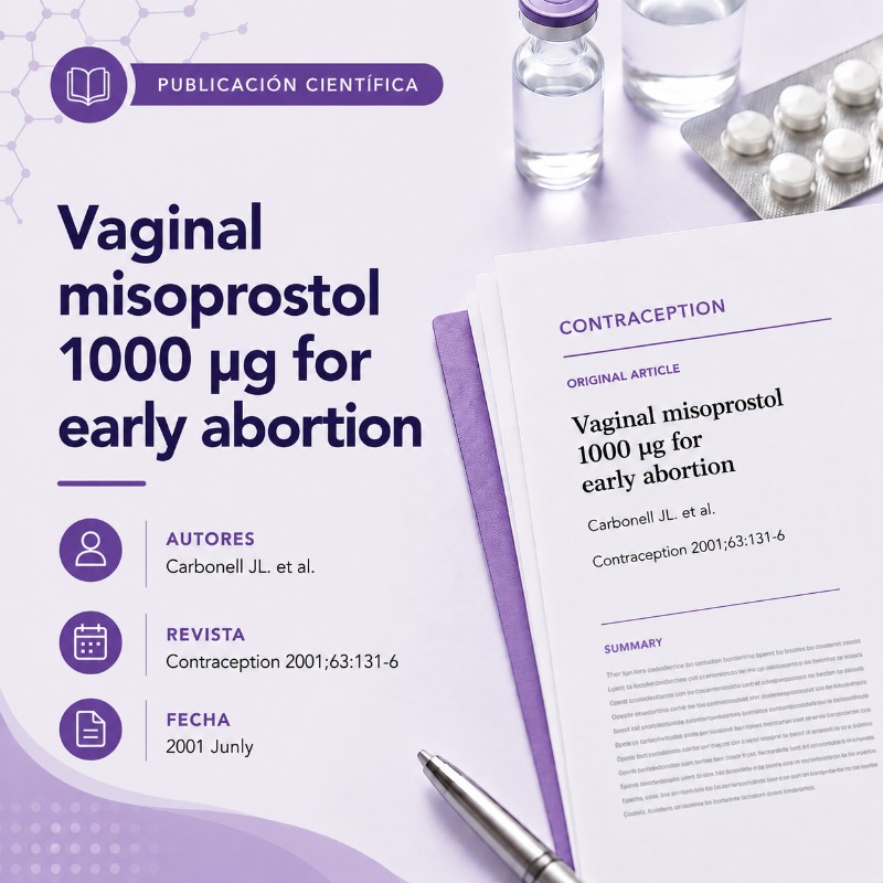 Vaginal misoprostol 1000mg early abortion