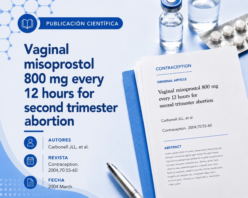 Vaginal misoprostol 800mg every 12hours