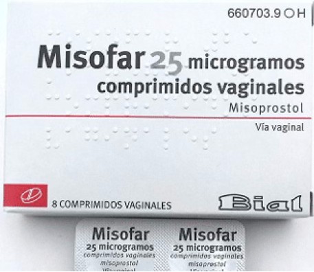 Misofar 25 microgramos vaginal